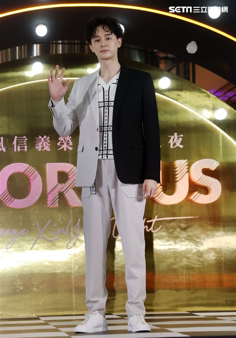 張軒睿出席微風信義榮耀再現之夜。（記者邱榮吉/攝影）