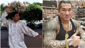 在台灣自稱是「八卦拳及楊氏太極拳傳人」的李明 （圖／翻攝自李明YouTube、館長臉書）