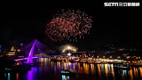 情人碼頭煙火(新北市政府提供)