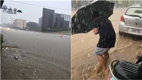 颱風,暴雨,巴威,高雄／翻攝畫面