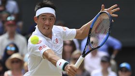 錦織圭。（圖／美聯社／達志影像）