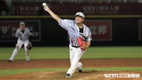 ▲樂天桃猿投手林柏佑。（圖／記者劉彥池攝影）