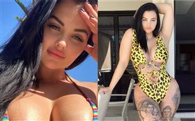 澳洲前職業女車手、25歲的格蕾西（Renee Gracie），現已轉戰AV界／成人片演員／AV女優。（圖／翻攝自IG）