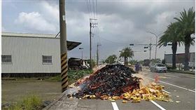 台南,金紙,貨車,起火,好兄弟,運鈔車（圖／翻攝黑色豪門企業）