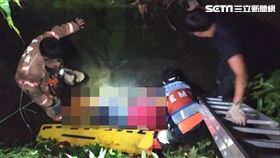 龍眼樹,陳屍,溝渠,台南,翻攝畫面