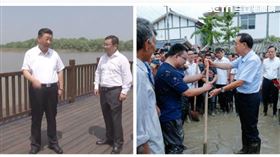 中共搞內鬨！雨鞋槓西裝「習李較勁」（圖／翻攝畫面）