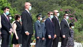 統蔡英文23日出席八二三戰役62周年金門追思祭悼，美國在台協會(AIT）台北辦事處長酈英傑也率團出席。（記者邱榮吉/攝影）