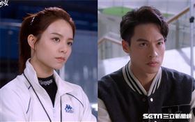 《穿盔甲的少女》陳瑤女扮男裝打冰球，與官鴻解鎖雪地吻，「冰球好手」許孟哲加盟當寵妹狂魔，宋芸樺鐵血教練帥氣登場。（圖／愛奇藝台灣站提供）