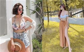 穿WAVE SHINE變身微辣女神。（圖／翻攝自IG）