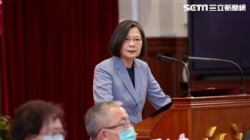 總統接見「109年度全國模範勞工及其眷屬」。（圖／總統府提供）