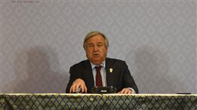 UN秘書長舉行東協聯合國高峰會後記者會第35屆東南亞國家協會高峰會3日開幕，東協10國領袖和聯合國代表團進行東協聯合國高峰會，聯合國秘書長古特瑞斯會後舉行記者會說明會談內容。中央社記者呂欣憓曼谷攝 108年11月3日