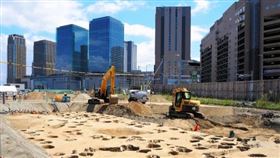 ▲日本大阪市的考古挖掘。（圖／翻攝自推特）