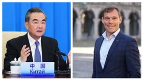 王毅,范赫沃特,Martijn van Helvert（圖／翻攝自中國外交部、范赫沃特推特）