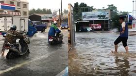 台南，高雄，豪大雨，淹水
