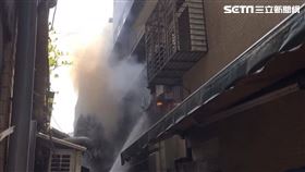 台北民生東路3級火警　翻攝畫面