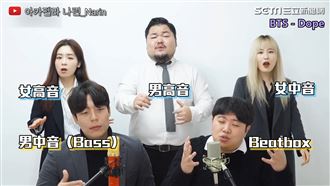 韓國阿卡貝拉五人組　純人聲唱出經典