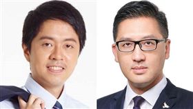 香港民主黨籍立法會議員林卓廷（右）及許智峯（左）26日上午被警方拘捕。（左圖取自facebook.com/huichifung913、右圖取自facebook.com/LamCheukTing.Official）