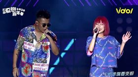 陳瑾緗與饒舌歌手屁孩合唱《打工仔》。