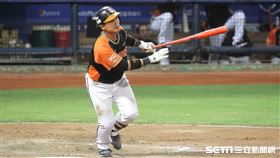 ▲統一獅捕手林祐樂。（圖／記者劉彥池攝影）