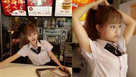 兩年前徐薇涵以「台灣麥當勞正妹」登上國際媒體版面。（圖／翻攝自網路）