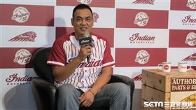 陳金鋒出席重機代言活動。（圖／記者王怡翔攝影）