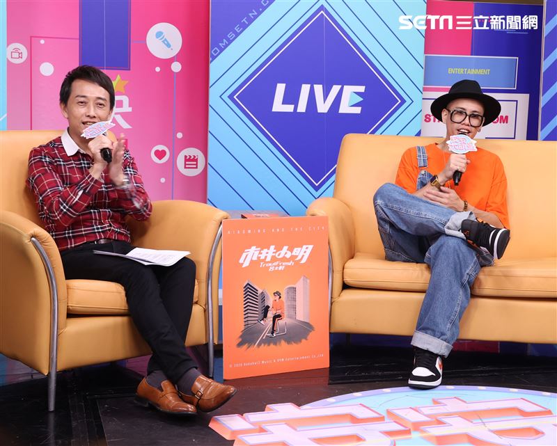 呂士軒安安大明星(唱片宣傳) 。（記者邱榮吉/攝影）