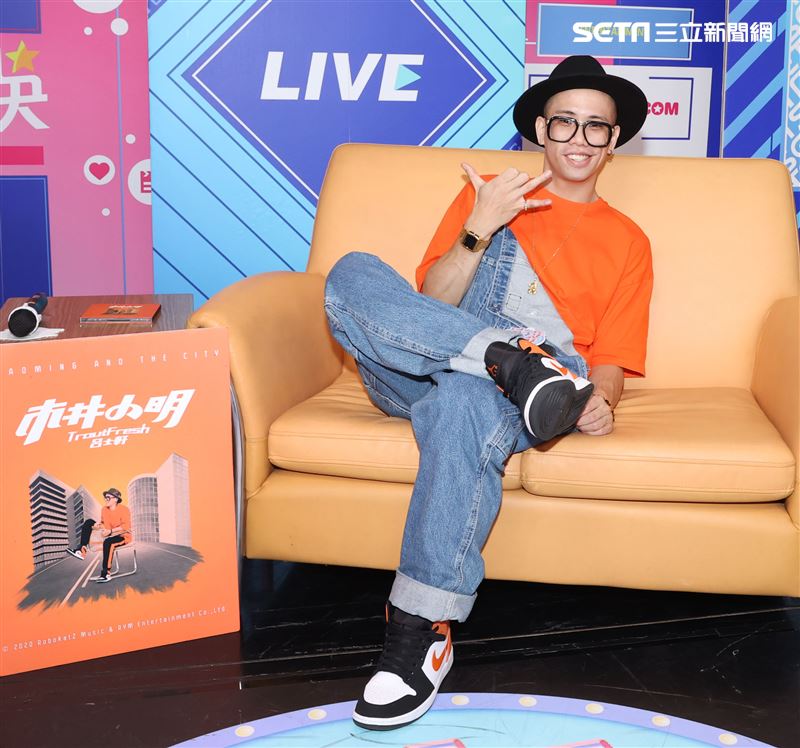 呂士軒安安大明星(唱片宣傳) 。（記者邱榮吉/攝影）