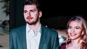 ▲Luka Doncic與他的女友Anamaria Goltes。（圖／翻攝自IG）