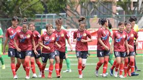 ▲新北航源本季首度在輔仁大學主場出賽。（圖／足球協會提供）