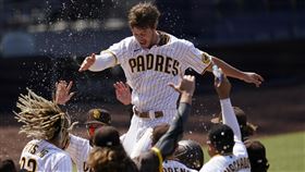 ▲邁爾斯（Wil Myers）敲出再見3分砲。（圖／美聯社／達志影像）