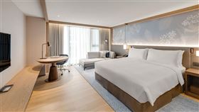 中山希爾頓逸林酒店推出用體重折抵房價的超狂住房專案。（圖／業者提供）