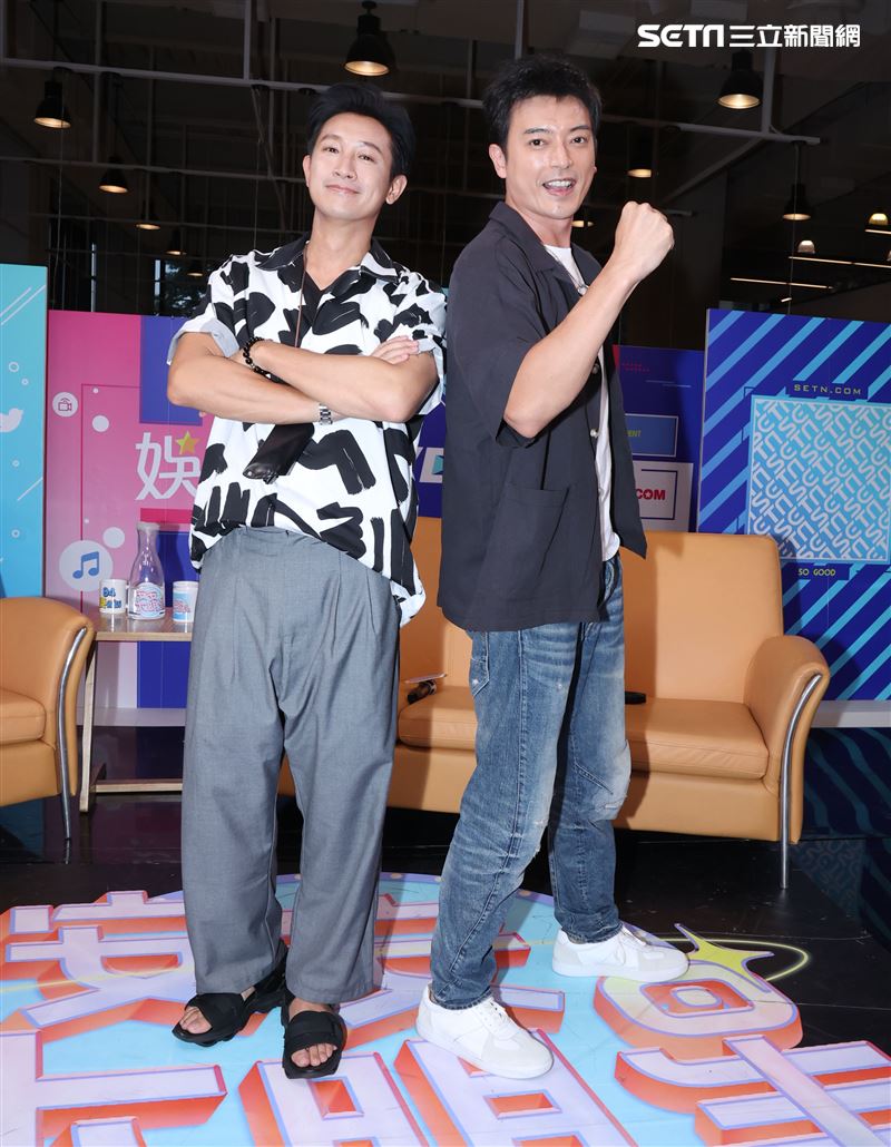 邱凱偉、田家達安安大明星(羅雀高飛宣傳)。（記者邱榮吉/攝影）