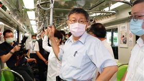 柯文哲,盧秀燕,臺中捷運烏日文心北屯線(綠線)工程視導,北市府提供