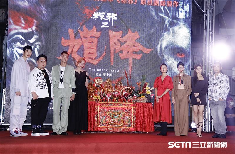 《馗降:粽邪2》鬼王出巡首映會。（圖／記者林聖凱攝影）