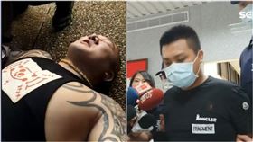 館長，劉姓嫌犯（合成圖／翻攝自臉書、記者游承霖攝影）