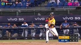 王威晨揮棒判決，聯盟坦承誤判。(圖／翻攝自網路)
