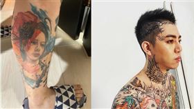 謝和弦三度刺青把老婆改成鯉魚。（圖／翻攝自謝和弦YouTube）