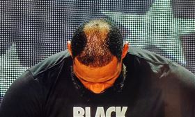 NBA／詹皇禿頂驚現「名畫吶喊」
NBA,洛杉磯湖人,LeBron James,禿頭,吶喊
翻攝自推特