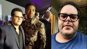 喬許蓋德貼出查德威克鮑斯曼生前一個月兩人最後訊息。（圖／翻攝自Josh Gad IG）