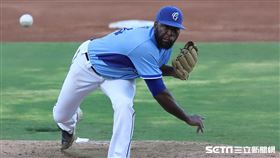 ▲富邦悍將先發投手索沙。（圖／記者劉彥池攝影）