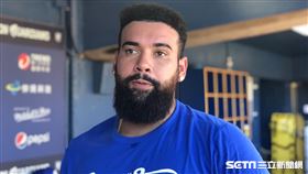 ▲悍將新洋投奇優力。（圖／記者黃泓哲攝影）