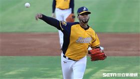 ▲中信兄弟先發投手羅傑斯。（圖／記者劉彥池攝影）