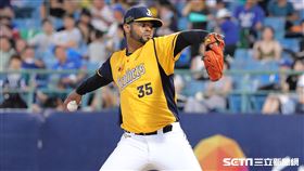 ▲中信兄弟先發投手羅傑斯。（圖／記者劉彥池攝影）