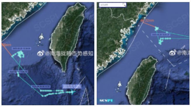 中共怕了？官媒曝3美軍機疑現蹤台海