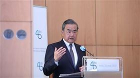 王毅，中國外交部部長，訪法國（圖／翻攝自中國外交部）