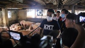 江啟臣 花蓮 養豬農 圖／國民黨提供