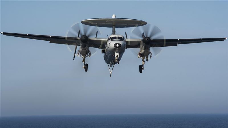 美軍意外頻傳　預警機「鷹眼」突墜毀