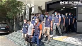 刑事局偵查第四大隊第二隊在花蓮查獲假投資詐欺機房。（圖／翻攝畫面）
