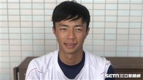 ▲富邦悍將自主培訓選手藍愷青。（圖／記者黃泓哲攝影）