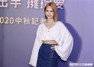 楊丞琳喜憨兒中秋月餅公益記者會。（圖／記者林聖凱攝影）
